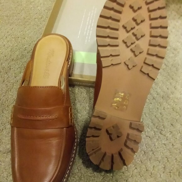 Madewell Lugsole Loafer Mules 6.5 - Picture 2 of 5